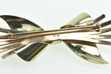 Load image into Gallery viewer, 14K 1930&#39;s Diamond Ruby Bow Ribbon Statement Pin/Brooch Yellow Gold