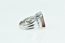 Load image into Gallery viewer, 18K Emerald Cut Watermelon Tourmaline Diamond Ring White Gold