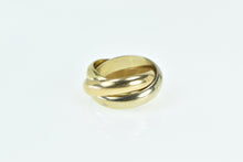 Load image into Gallery viewer, 18K Cartier Trinity Wedding Statement Three Band Ring Yellow Gold