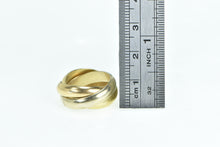 Load image into Gallery viewer, 18K Cartier Trinity Wedding Statement Three Band Ring Yellow Gold