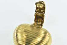 Load image into Gallery viewer, 18K Roberto Coin Puffy Banded Heart Love Symbol Pendant Yellow Gold