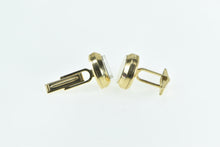 Load image into Gallery viewer, 14K Retro Mechanical Watch Face Statement Cuff Links Yellow Gold