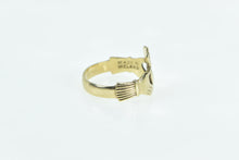 Load image into Gallery viewer, 9K Traditional Irish Traditional Loyalty Symbol Ring Yellow Gold