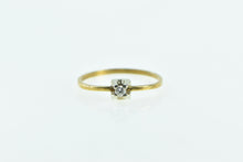 Load image into Gallery viewer, 18K Classic Diamond Solitaire Classic Promise Ring Yellow Gold