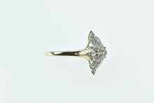 Load image into Gallery viewer, 10K Vintage Diamond Star Snow Flake Cluster Fashion Ring Yellow Gold