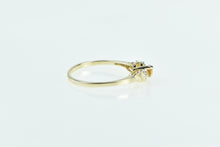 Load image into Gallery viewer, 10K Marquise Citrine Diamond Vintage Statement Ring Yellow Gold