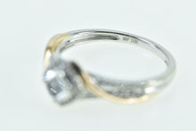 Load image into Gallery viewer, 10K Princess Diamond Halo Promise Engagement Ring White Gold