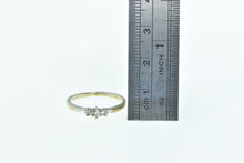 Load image into Gallery viewer, 10K Three Stone Diamond Promise Engagement Ring White Gold