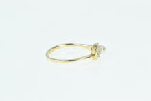 Load image into Gallery viewer, 14K Vintage Pearl Calla Lily Flower Statement Ring Yellow Gold