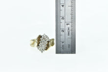 Load image into Gallery viewer, 10K 0.50 Ctw Vintage Diamond Cluster Statement Ring Yellow Gold