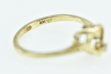 Load image into Gallery viewer, 14K Diamond Heart Love Symbol Vintage Romantic Ring Yellow Gold