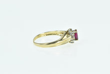 Load image into Gallery viewer, 10K Marquise Syn. Ruby Diamond Halo Classic Vintage Ring Yellow Gold