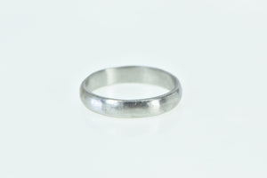 Platinum 4.5mm Classic Brushed Finish Wedding Band Ring
