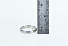 Load image into Gallery viewer, Platinum 4.5mm Classic Brushed Finish Wedding Band Ring