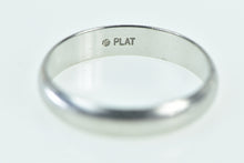 Load image into Gallery viewer, Platinum 5.0mm Classic Rounded Simple Wedding Band Ring