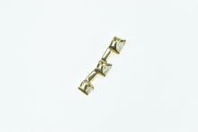 Load image into Gallery viewer, 14K 0.60 Ctw Pear Diamond Tiered Vintage Drop Pendant Yellow Gold