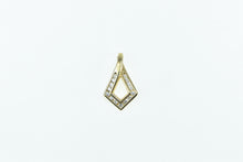 Load image into Gallery viewer, 14K Vintage Diamond Squared Twist Fashion Pendant Yellow Gold