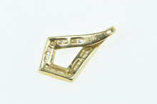 Load image into Gallery viewer, 14K Vintage Diamond Squared Twist Fashion Pendant Yellow Gold