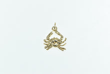 Load image into Gallery viewer, 14K Crab Cancer Astrology Zodiac Sign Symbol Charm/Pendant Yellow Gold