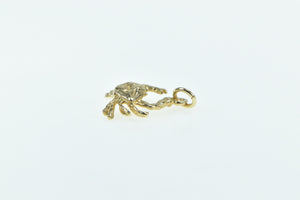 14K Crab Cancer Astrology Zodiac Sign Symbol Charm/Pendant Yellow Gold