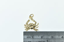 Load image into Gallery viewer, 14K Crab Cancer Astrology Zodiac Sign Symbol Charm/Pendant Yellow Gold