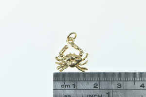 14K Crab Cancer Astrology Zodiac Sign Symbol Charm/Pendant Yellow Gold