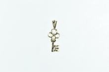 Load image into Gallery viewer, 14K Vintage Skeleton Key Trust Loyalty Symbol Charm/Pendant Yellow Gold