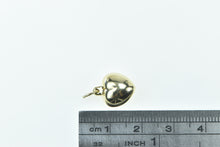 Load image into Gallery viewer, 14K Heart Puffy Forget Me Not Love Symbol Charm/Pendant Yellow Gold