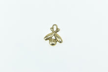 Load image into Gallery viewer, 14K Bowling Pin Ball Bowl Vintage 3D Charm/Pendant Yellow Gold