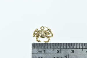 14K Cancer Zodiac Sign Crab Symbol Vintage Charm/Pendant Yellow Gold