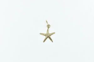 14K Sea Star Fish Ocean Animal Marine Life Charm/Pendant Yellow Gold