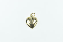 Load image into Gallery viewer, 14K Heart Puffy Love Symbol Forget Me Not Charm/Pendant Yellow Gold