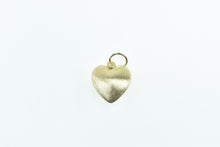 Load image into Gallery viewer, 14K Forget Me Not Puffy Heart Love Symbol Charm/Pendant Yellow Gold