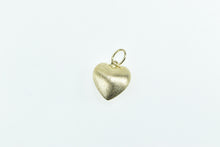 Load image into Gallery viewer, 14K Forget Me Not Puffy Heart Love Symbol Charm/Pendant Yellow Gold