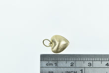 Load image into Gallery viewer, 14K Forget Me Not Puffy Heart Love Symbol Charm/Pendant Yellow Gold