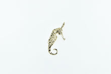 Load image into Gallery viewer, 14K Sea Horse Ocean Animal Marine Life Charm/Pendant Yellow Gold