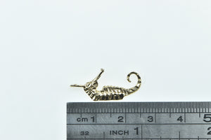 14K Sea Horse Ocean Animal Marine Life Charm/Pendant Yellow Gold