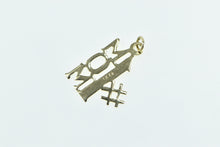 Load image into Gallery viewer, 14K #1 Number One Mom Mother&#39;s Day Charm/Pendant Yellow Gold