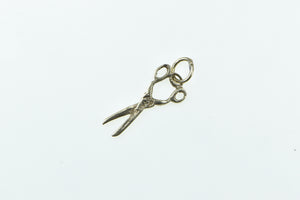 10K 3D Scissors Shears Hair Cut Barber Stylist Charm/Pendant Yellow Gold