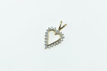 Load image into Gallery viewer, 10K Vintage Diamond Heart Love Romantic Pendant Yellow Gold