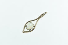 Load image into Gallery viewer, 14K Vintage Natural Opal Point Drop Statement Pendant Yellow Gold