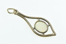 Load image into Gallery viewer, 14K Vintage Natural Opal Point Drop Statement Pendant Yellow Gold