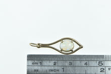 Load image into Gallery viewer, 14K Vintage Natural Opal Point Drop Statement Pendant Yellow Gold