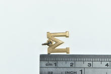 Load image into Gallery viewer, 10K M Monogram Letter Initial Name Personalized Charm/Pendant Yellow Gold