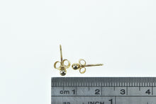 Load image into Gallery viewer, 14K 3.0mm Vintage Ball Sphere Classic Stud Earrings Yellow Gold