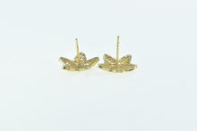 Load image into Gallery viewer, 14K Filigree Star Vintage Fashion Stud Earrings Yellow Gold