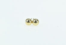 Load image into Gallery viewer, 14K 5.0mm Vintage Classic Round Ball Stud Earrings Yellow Gold