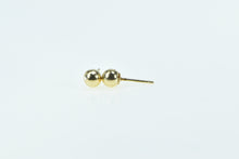 Load image into Gallery viewer, 14K 5.0mm Vintage Classic Round Ball Stud Earrings Yellow Gold