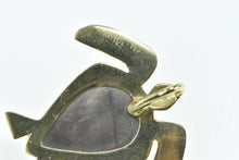 Load image into Gallery viewer, 18K Pear Tahitian Pearl Vintage Sea Turtle Ocean Pendant Yellow Gold