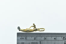 Load image into Gallery viewer, 18K 3D Venetian Gondola Venice Italy Travel Charm/Pendant Yellow Gold